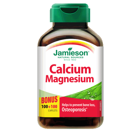 Jamieson Calcium Magnesium , BONUS PACK!  100 + 100 caplets