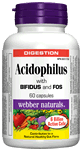 Acidophilus with Bifidus & FOS, 6 billion active cells, 60 capsules
