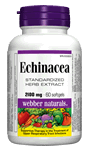 Echinacea, Standardized Herb Extract (8:1 extract), 2100 mg, 60 softgels