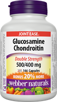 Glucosamine Chondroitin Sulfate, Extra Strength,500/400 mg, 120+24 capsules