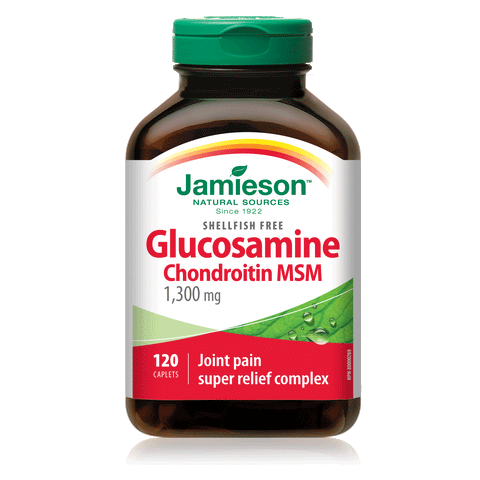 Glucosamine Chondroitin MSM 1,300 mg — Shellfish Free, 120 caplets