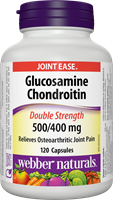 Glucosamine Chondroitin Sulfate, Extra Strength, 500/400 mg, 120 capsules