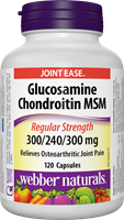 Glucosamine Chondroitin MSM, 300/240/300 mg, 120 capsules