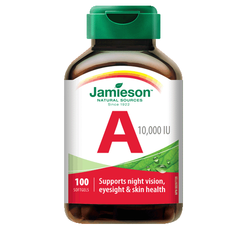 Jamieson Vitamin A 10,000 IU, 100 softgels