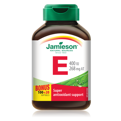 Jamieson Vitamin E 400 IU, 120 softgels
