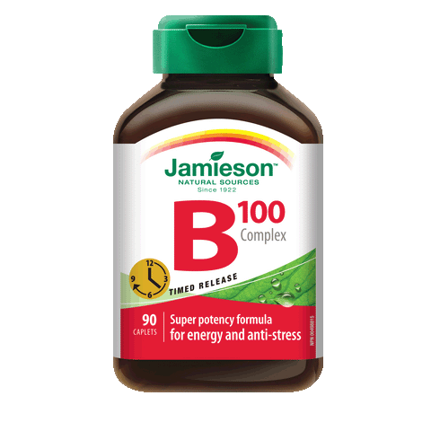 Jamieson B Complex 100 mg — Timed Release, 90+30 caplets