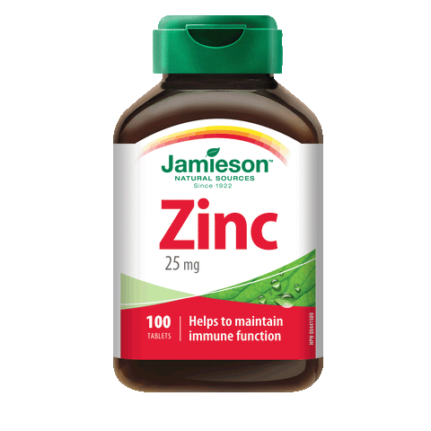 Jamieson Zinc 25 mg, 100 tabs