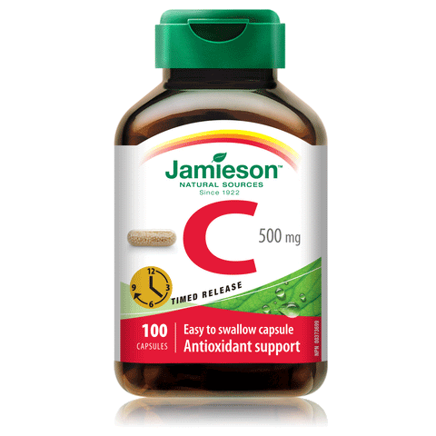 Jamieson Vitamin C 500 mg — Timed Release, 100 caps