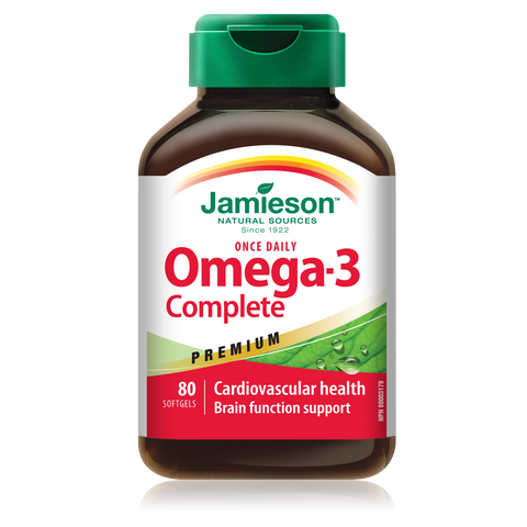 Omega-3 Complete 1,000 mg Premium, 80 softgels