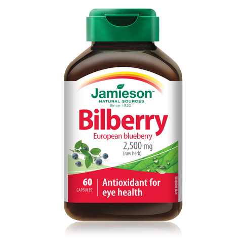 Jamieson Bilberry — European Blueberry,2000MG, 60 caps