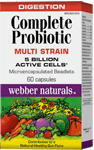 Complete Probiotic Multi Strain, 5 billion active cells, 60 capsules