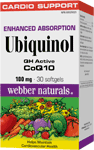Ubiquinol, QH Active CoQ10, Enhanced Absorption, 100 mg, 30 softgels