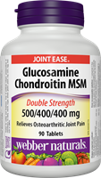Glucosamine chondroitin MSM, 500/400/400mg, 90 tablets