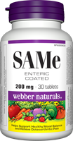 SAMe, Enteric Coated, 200 mg, 30 tablets