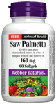 Saw Palmetto, 160 mg, 60 softgels