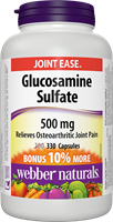 Glucosamine Sulfate, 500 mg, BONUS! 300+30 capsules