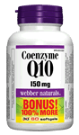 Coenzyme Q10, 150 mg, BONUS! 100% MORE, 30+30 softgels