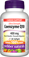 Coenzyme Q10, Ultra Strength, 400 mg, BONUS! 100% MORE, 30+30 softgels