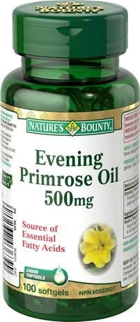 NATURE'S BOUNTY EVENING PRIMROSE OIL 500MG SOFTGEL CAPS 100'S
