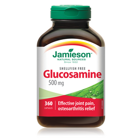 Glucosamine Sulfate 500 mg — Shellfish Free, 360 caplets