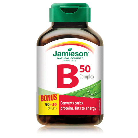 Jamieson B Complex 50 mg, 90 + 30 caplets