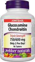 Glucosamine Chondroitin, Triple Strength, 750/600 mg, 90 tablets