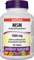 MSM, Methyl-Sulfonyl-Methane, 1000 mg, 120 tablets