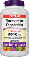 Glucosamine Chondroitin Sulfate, Extra Strength, Value Pack, 500/400 mg, 200 capsules
