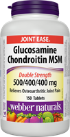 Glucosamine Chondroitin MSM, Value Pack, 500/400/400mg, 150 tablets