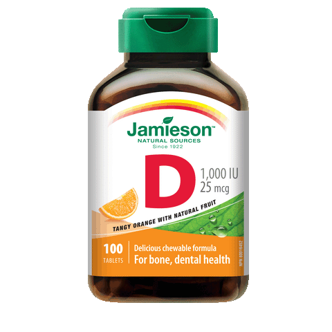Chewable Vitamin D 1,000 IU — Orange, 100 tabs