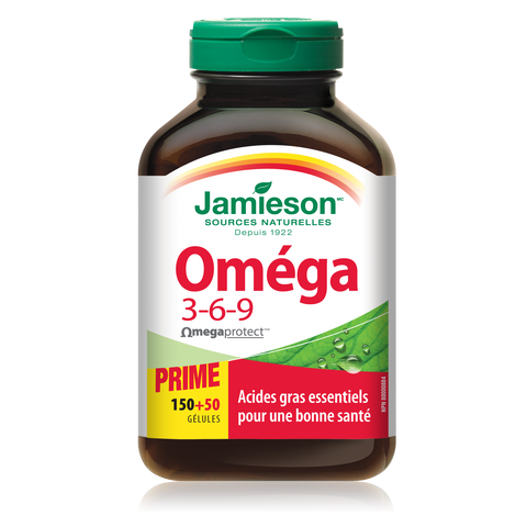 Omega 3-6-9 1,200 mg, 150 + 50 softgels