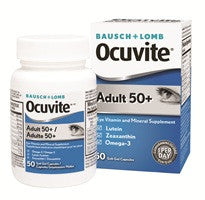 B & L OCUVITE ADULT 50+ CAP 50'S