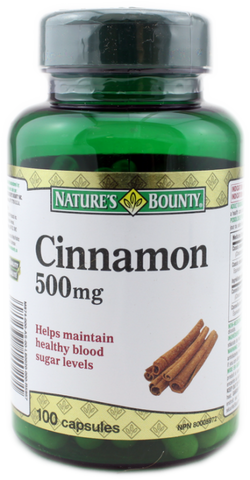 NATURE'S BOUNTY CINNAMON CAPS 100'S
