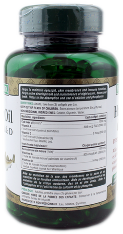 NATURE'S BOUNTY COD LVR OIL CP 100'S