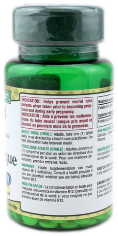 NATURE'S BOUNTY FOLIC ACID 1MG TABS 150'S