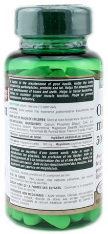 NATURE'S BOUNTY MAG OXIDE TABS 100'S