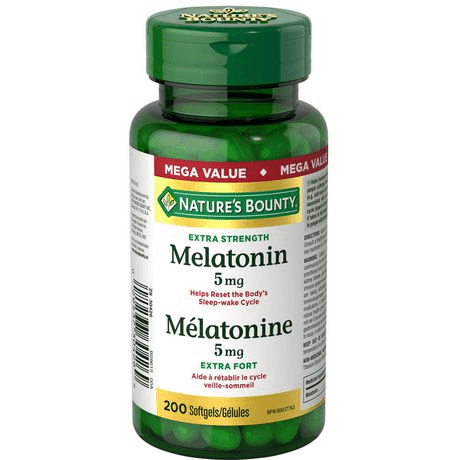 NATURE'S BOUNTY MELATONIN 5MG MEGA 200'S