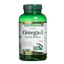 NATURE'S BOUNTY FISH OIL OMEGA-3 SOFTGELS 180'S