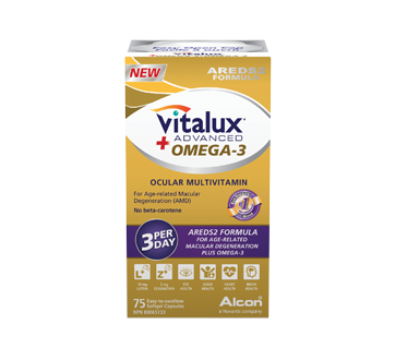 VITALUX ADVANCED+OMEGA-3 75'S